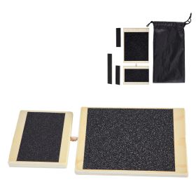 Balance Board, Wobble Board Trainer for Adults Foot & Ankle Strengthening, Non-Slip Wood Premium Wooden Balance Training Equipment