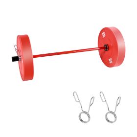 4FT Barbell Bar, Fits 2-Inch Weight Plates, Barbell Bar with Knurled Grip for Strength Training, Weightlifting, Squat, Deadlift, Bench Press, Cur