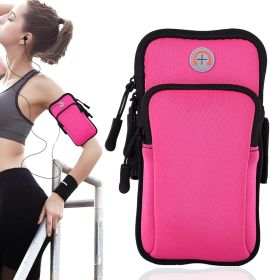 Sports Armband, Running Gym Universal Smartphone Arm Bag (Color: Pink)