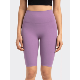 JupiterGear High-Rise Long Shorts (Color: Lavender, size: 10)