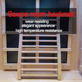Hemlock Round Stick Sauna Backrest (Option: Defaulttitle)